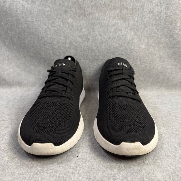 Kizik Shoes Mens Size 10 Athens‎ Black & White Step in Comfort Recovery Sneakers - Picture 2 of 10